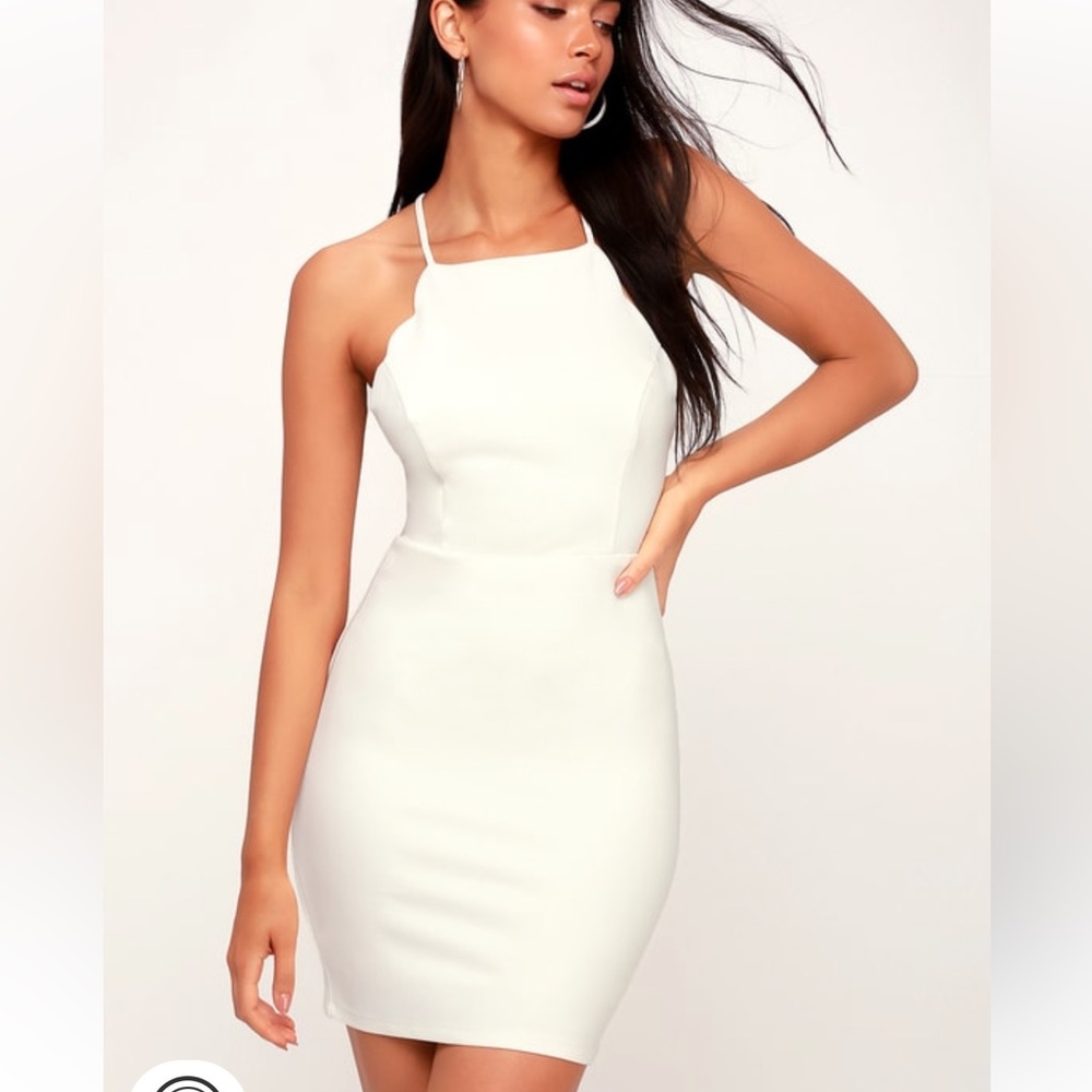 Lulus mini white dress